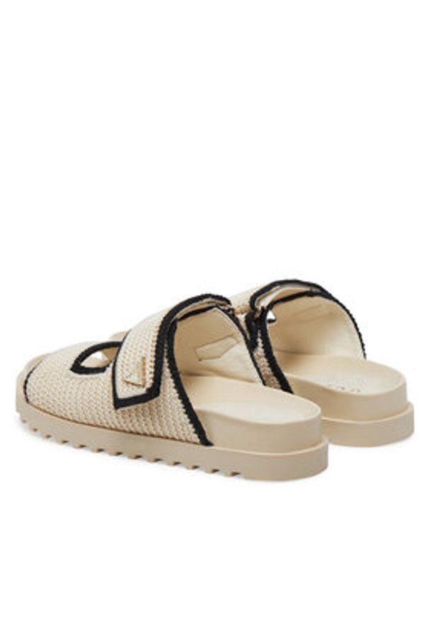 Guess Klapki FLJFDN FAB19 Beżowy. Kolor: beżowy. Materiał: skóra