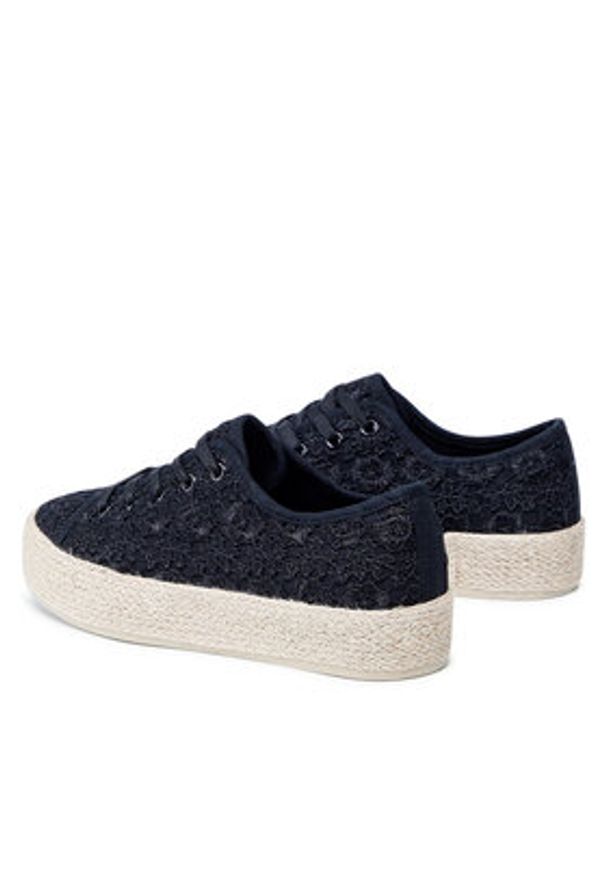 DeeZee Espadryle WSK1576-14 Czarny. Kolor: czarny. Materiał: materiał