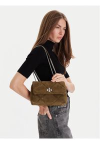 Tory Burch Torebka Diamond Quilt 169170 Zielony. Kolor: zielony. Materiał: skórzane, zamszowe #1