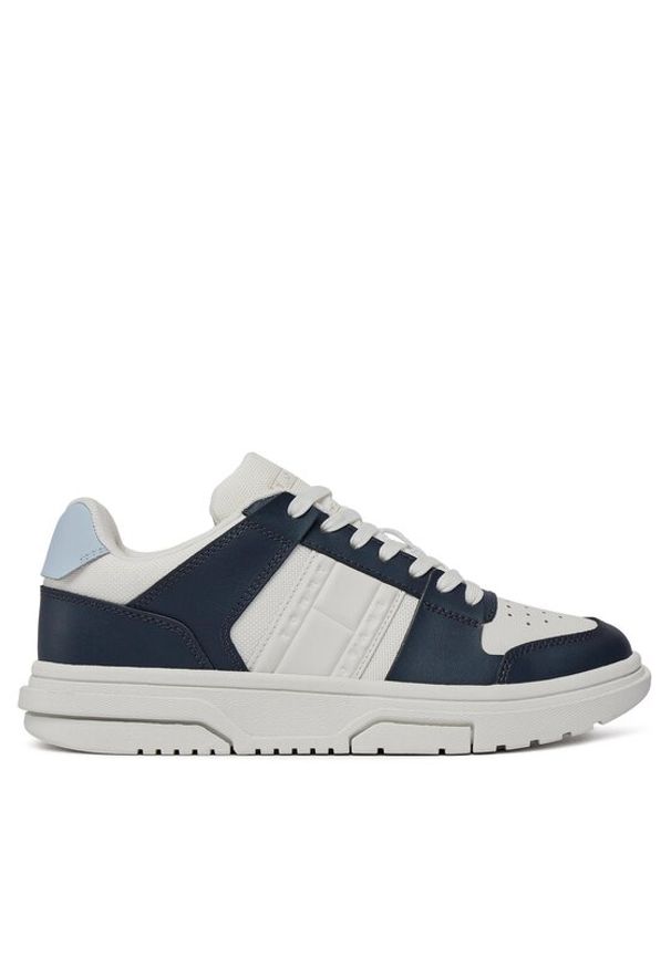 Tommy Jeans Sneakersy Tjw Skate Sneaker Mat Mix EN0EN02501 Granatowy. Kolor: niebieski. Materiał: skóra. Sport: skateboard