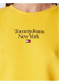Tommy Jeans Bluza Essential DW0DW14851 Żółty Regular Fit. Kolor: żółty. Materiał: bawełna, syntetyk #5