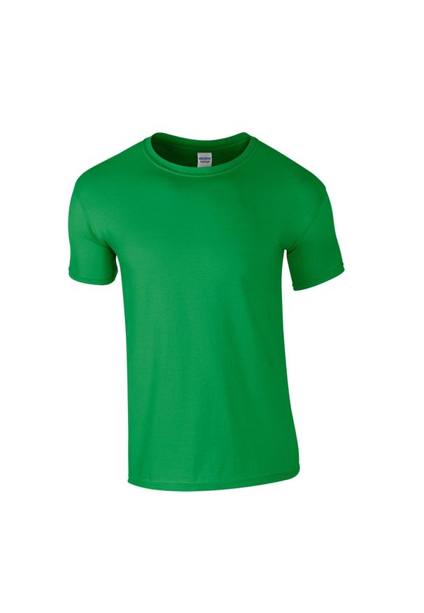 GILDAN - Koszulka Softstyle Dla Dorosłych Unisex. Kolor: zielony. Sport: turystyka piesza