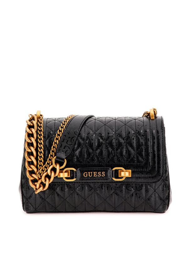 Guess Torebka HWGB89 87210 Czarny. Kolor: czarny. Materiał: skórzane
