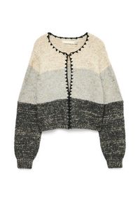 Vero Moda Sweter Jenna 10335750 Beżowy Standard Fit. Kolor: beżowy. Materiał: syntetyk #6