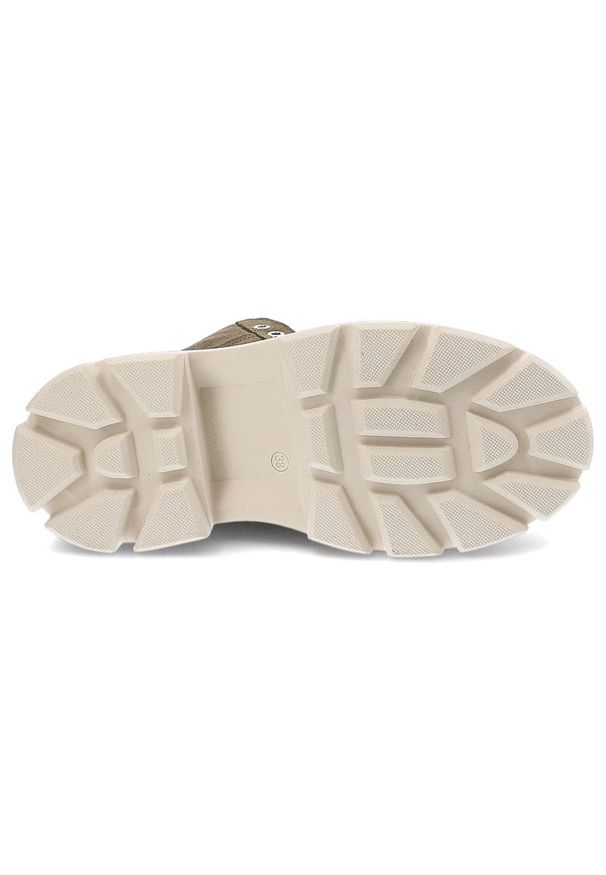 Brązowe Botki Kampa Skórzane Ocieplane Buty Damskie. Kolor: brązowy. Materiał: skóra. Szerokość cholewki: normalna. Sezon: zima. Obcas: na obcasie. Styl: elegancki. Wysokość obcasa: niski