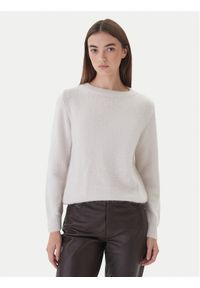 Dixie Sweter M277Y066A 1160 Biały Regular Fit. Kolor: biały. Materiał: wełna