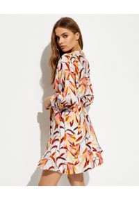 ACLER AUSTRALIA - Wzorzysta sukienka Northbrook. Kolor: brązowy. Materiał: wiskoza, len, nylon, tkanina. Wzór: nadruk. Długość: mini #5