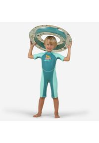 NABAIJI - Kombinezon UV dla malucha Nabaiji Kloupi Sawanna. Kolor: zielony, niebieski, wielokolorowy. Materiał: materiał, poliester, elastan #1