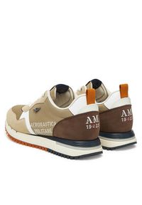 Aeronautica Militare Sneakersy 251SC283CT3544 Beżowy. Kolor: beżowy. Materiał: skóra, zamsz #4