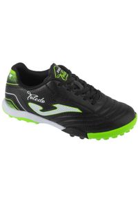 Joma - Buty piłkarskie turfy chłopięce, Toledo Jr 24 TOJW AG. Kolor: czarny. Sport: piłka nożna
