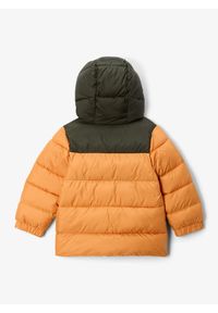 columbia - Kurtka ocieplana dziecięca Columbia Puffect Hooded Jacket. Kolor: żółty