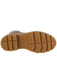 sorel - Buty Sorel Lennox Lace Stkd Wp W 2009281209 brązowe. Kolor: brązowy. Materiał: materiał, skóra. Szerokość cholewki: normalna. Sezon: zima #3