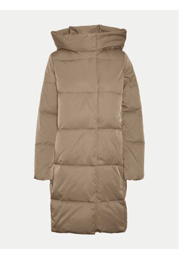 Vero Moda Płaszcz zimowy Stella 10300030 Beżowy Loose Fit. Kolor: beżowy. Materiał: syntetyk. Sezon: zima