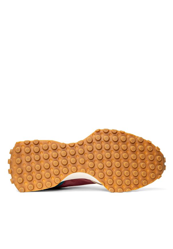 Sneakersy męskie multikolor New Balance MS327WT1. Zapięcie: pasek. Kolor: wielokolorowy. Materiał: skóra, materiał, guma, zamsz. Szerokość cholewki: normalna. Wzór: aplikacja, paski, kolorowy. Sport: bieganie