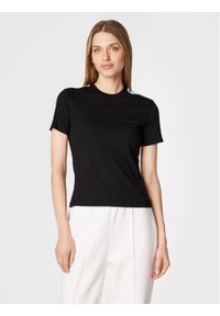 Chiara Ferragni T-Shirt 73CBHT13 Czarny Slim Fit. Kolor: czarny. Materiał: bawełna #1