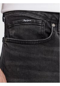 Pepe Jeans Jeansy Finsbury PM206321 Czarny Skinny Fit. Kolor: czarny