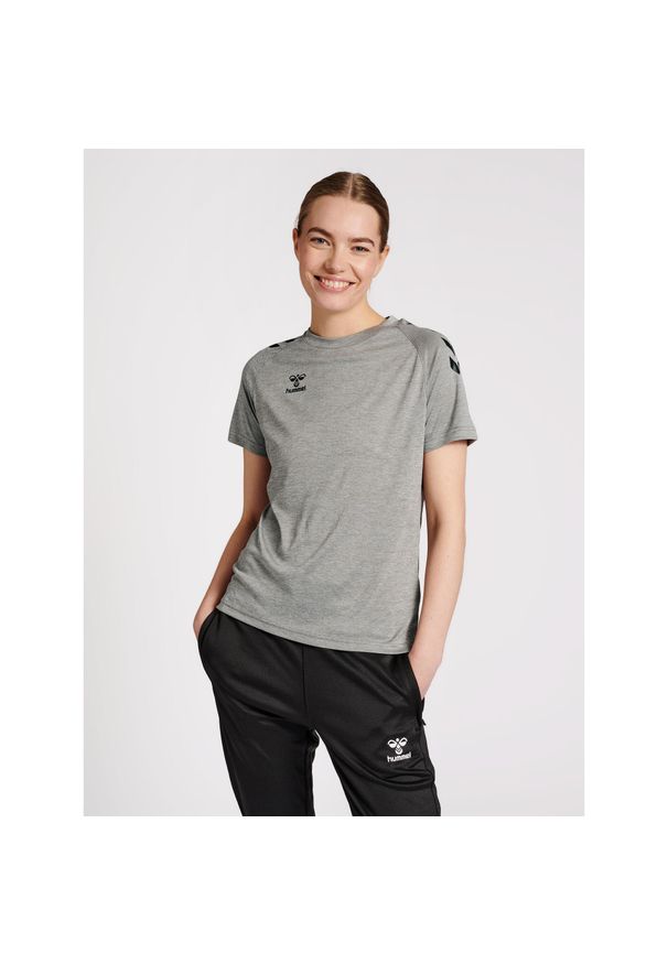 Koszulka damska Hummel Core Poly. Kolor: szary. Sport: fitness