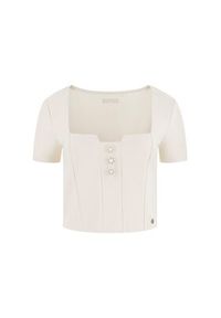 Guess Top 180186 Beżowy Classic Fit. Kolor: beżowy #5