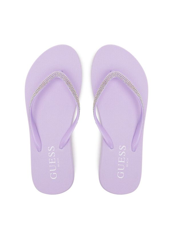 Japonki Guess. Kolor: fioletowy
