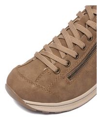 Rieker Sneakersy CEO-N1400-64 Beżowy ciemny. Kolor: beżowy. Materiał: skóra #3
