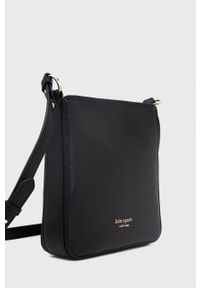 Kate Spade torebka skórzana kolor czarny. Kolor: czarny. Materiał: skórzane #4