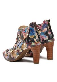 Laura Vita Botki Albane 4 Kolorowy. Materiał: skóra. Wzór: kolorowy #4