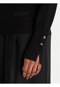 Guess Sweter Elinor W2YR30 Z2V62 Czarny Regular Fit. Kolor: czarny. Materiał: wiskoza #6