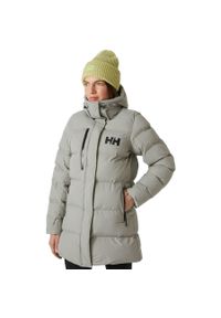 Damska kurtka puchowa parka Helly Hansen Adore. Kolor: szary. Materiał: puch #1