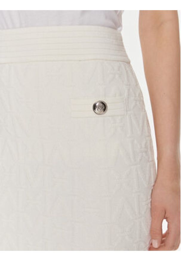 Guess Spódnica mini 4RGD00 5661Z Beżowy Slim Fit. Kolor: beżowy. Materiał: syntetyk