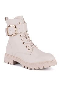 DeeZee Trzewiki WS6116-11 Beżowy. Kolor: beżowy. Materiał: materiał #5