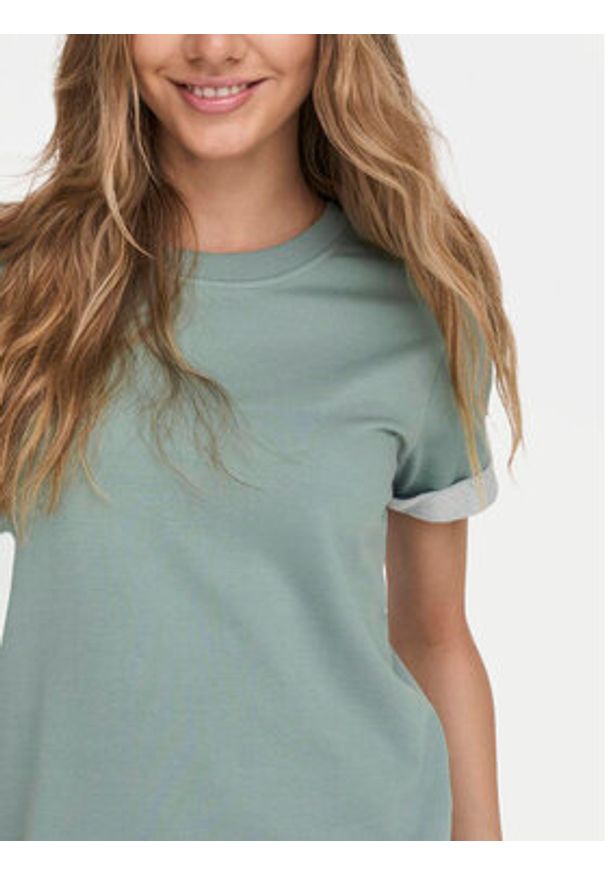 JDY Sukienka codzienna Ivy 15174793 Zielony Regular Fit. Okazja: na co dzień. Kolor: zielony. Materiał: bawełna, syntetyk. Typ sukienki: proste. Styl: casual