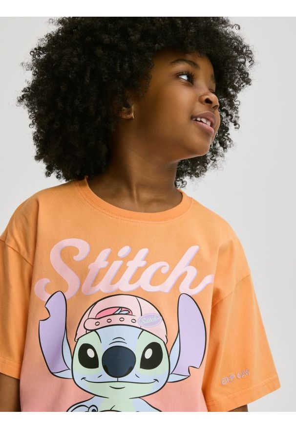 Reserved - T-shirt Lilo i Stitch - wielobarwny. Materiał: bawełna