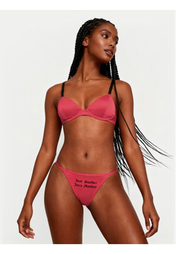 Juicy Couture Komplet stringów JCTTH225955 Kolorowy. Materiał: syntetyk. Wzór: kolorowy