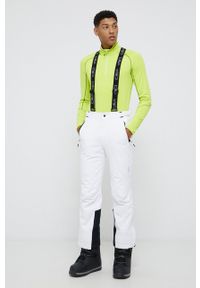 CMP - Spodnie. Kolor: biały. Materiał: tkanina, syntetyk, włókno #2