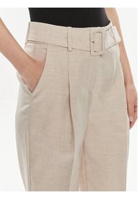 Vero Moda Spodnie materiałowe Nancy 10304626 Beżowy Straight Fit. Kolor: beżowy. Materiał: syntetyk #6