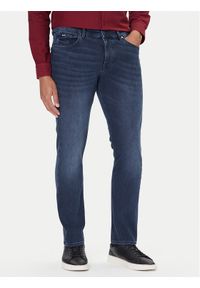 BOSS Jeansy P-Delaware 50549834 Granatowy Slim Fit. Kolor: niebieski