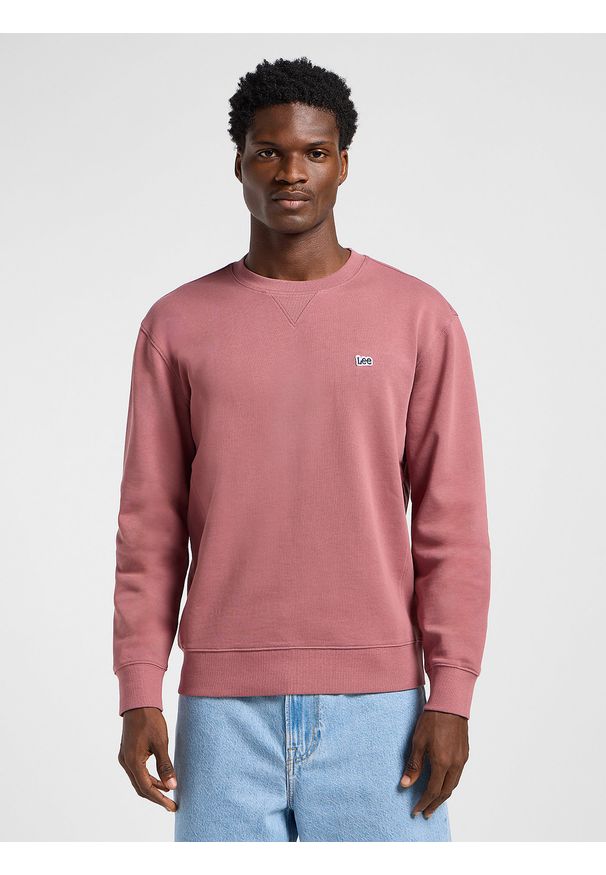Lee - MESKA BLUZA LEE PATCH CREW SWS HENNA 112363880