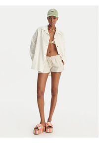 Roxy Koszula Morning Time ERJWT03674 Écru Relaxed Fit. Materiał: bawełna #3