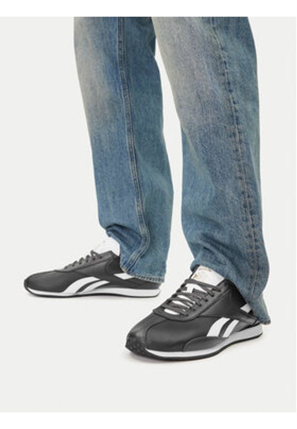 Reebok Sneakersy EO-R400 100233940 Czarny. Kolor: czarny. Materiał: skóra