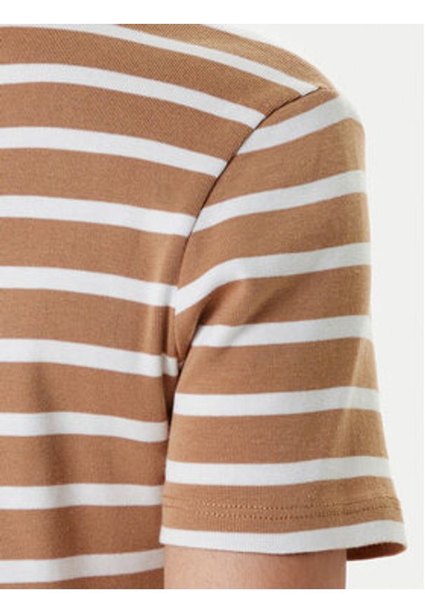 TOMMY HILFIGER - Tommy Hilfiger T-Shirt New Cody WW0WW40584 Brązowy Slim Fit. Kolor: brązowy. Materiał: bawełna