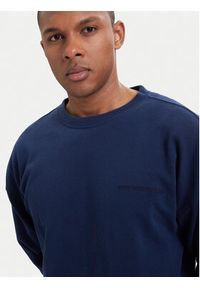 TOMMY HILFIGER - Tommy Hilfiger Bluza Terry UM0UM03910 Granatowy Regular Fit. Kolor: niebieski. Materiał: bawełna #6