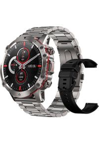 Smartwatch Rubicon RNCF18 Srebrny. Rodzaj zegarka: smartwatch. Kolor: srebrny #1