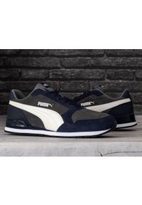 Puma - Buty męskie sportowe do chodzenia PUMA ST RUNNER V2 SD. Zapięcie: sznurówki. Kolor: niebieski, wielokolorowy, szary, biały. Materiał: materiał, tkanina, syntetyk. Szerokość cholewki: normalna. Sport: turystyka piesza