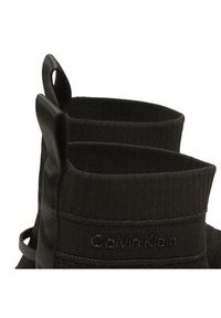 Calvin Klein Sneakersy Knit Sock Boot HW0HW01539 Czarny. Kolor: czarny. Materiał: materiał