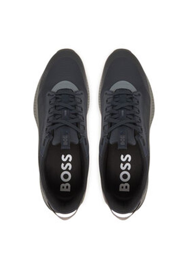 BOSS Sneakersy Ttnm Evo Runn 50529544 Granatowy. Kolor: niebieski. Materiał: materiał