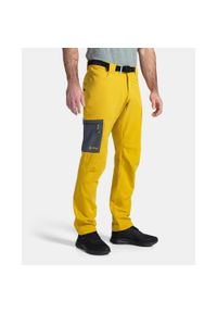 Męskie spodnie outdoorowe Kilpi LIGNE-M. Kolor: żółty #1