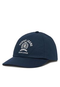 Czapka z daszkiem Tommy Jeans. Kolor: niebieski