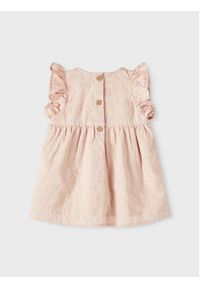 Name it - NAME IT Sukienka elegancka 13214227 Różowy Regular Fit. Kolor: różowy. Materiał: bawełna. Styl: elegancki #4