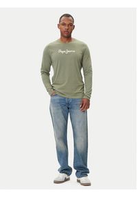 Pepe Jeans Longsleeve Eggo Long N PM5010135 Khaki Regular Fit. Kolor: brązowy. Materiał: bawełna. Długość rękawa: długi rękaw #5