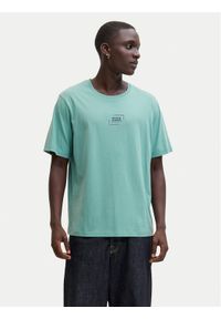 Jack & Jones T-Shirt Corp Graphic 12268415 Turkusowy Regular Fit. Kolor: turkusowy. Materiał: bawełna #1